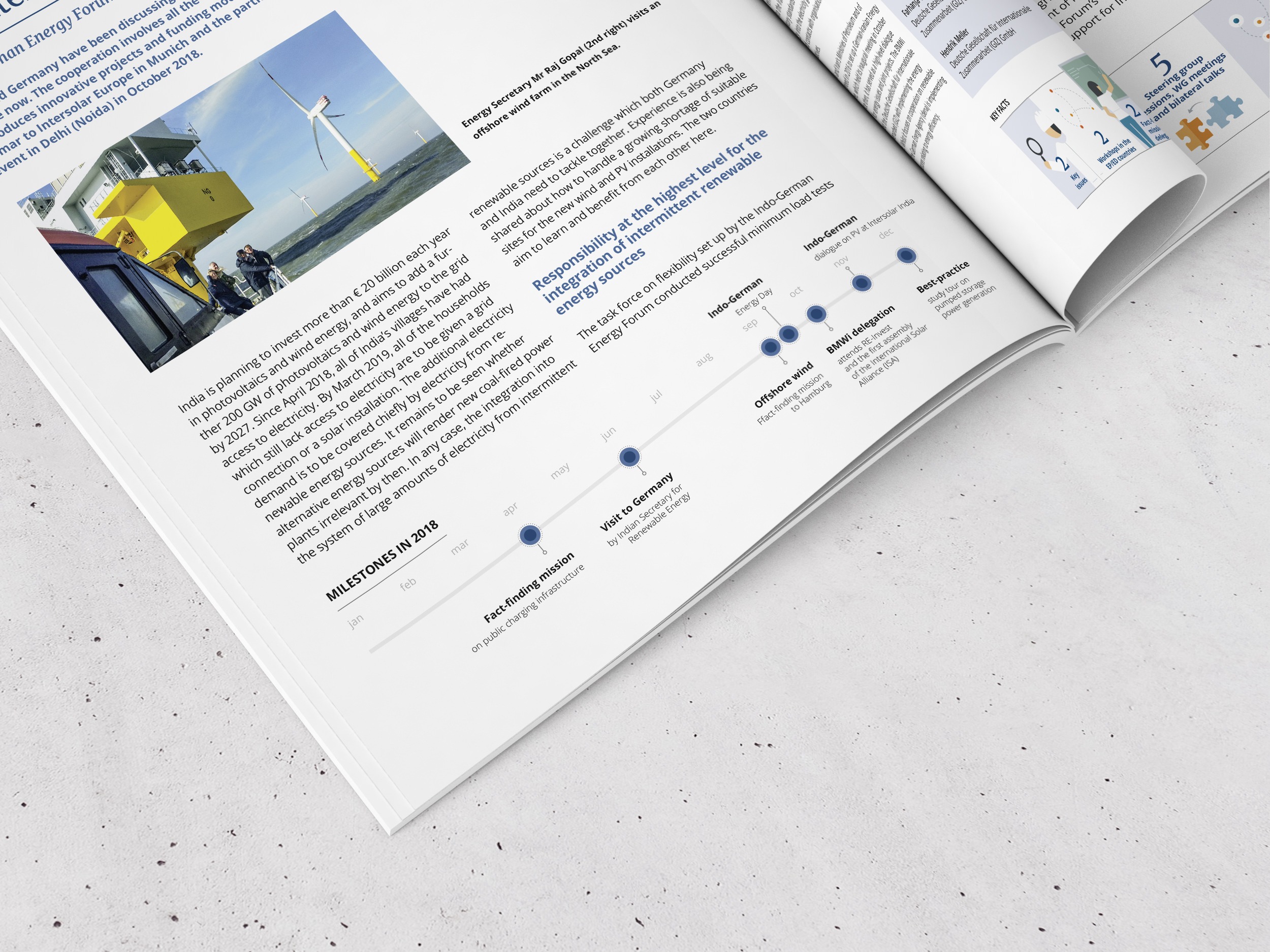 BMWi – Jahresbericht Energiepartnerschaften | Editorial Design, Corporate Publishing